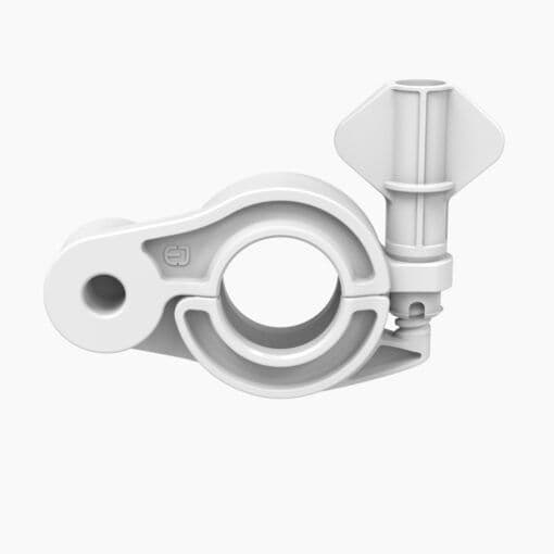 for Flange sizes3/4" - Mini, PA (Polyamide) - Glass Filled, White