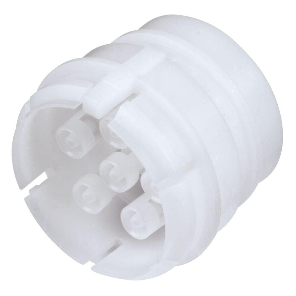 Male Thumb Latch - 6-Tube System to 1,6mm (1/16") Tube Connection, Straight, Acetal, Shut-Off