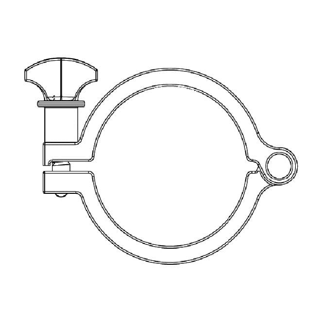 for Flange sizes3", PA (Polyamide) - Glass Filled, White